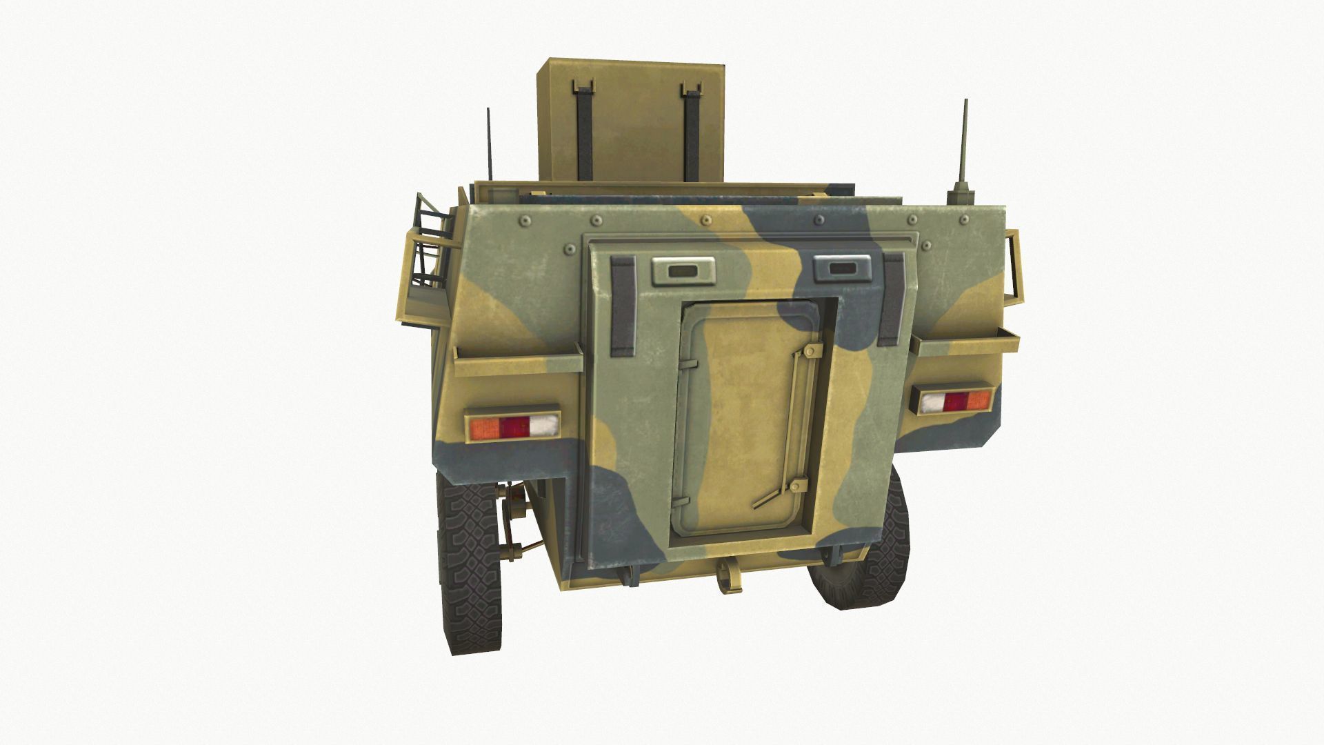 ASLAV Low-poly 3D model_5