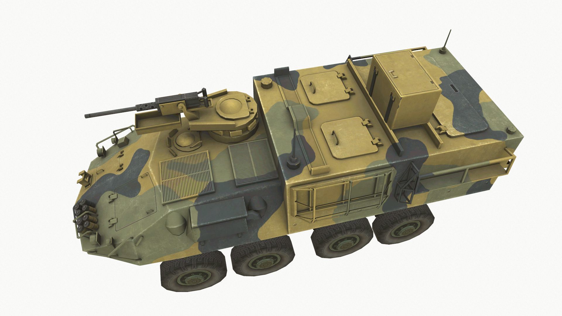 ASLAV Low-poly 3D model_3