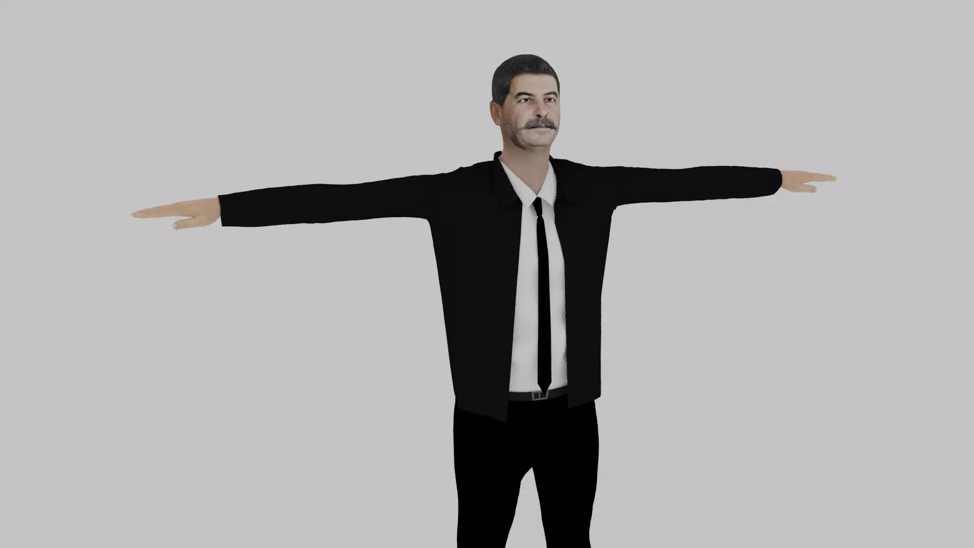 Josef Stalin Low-poly 3D model