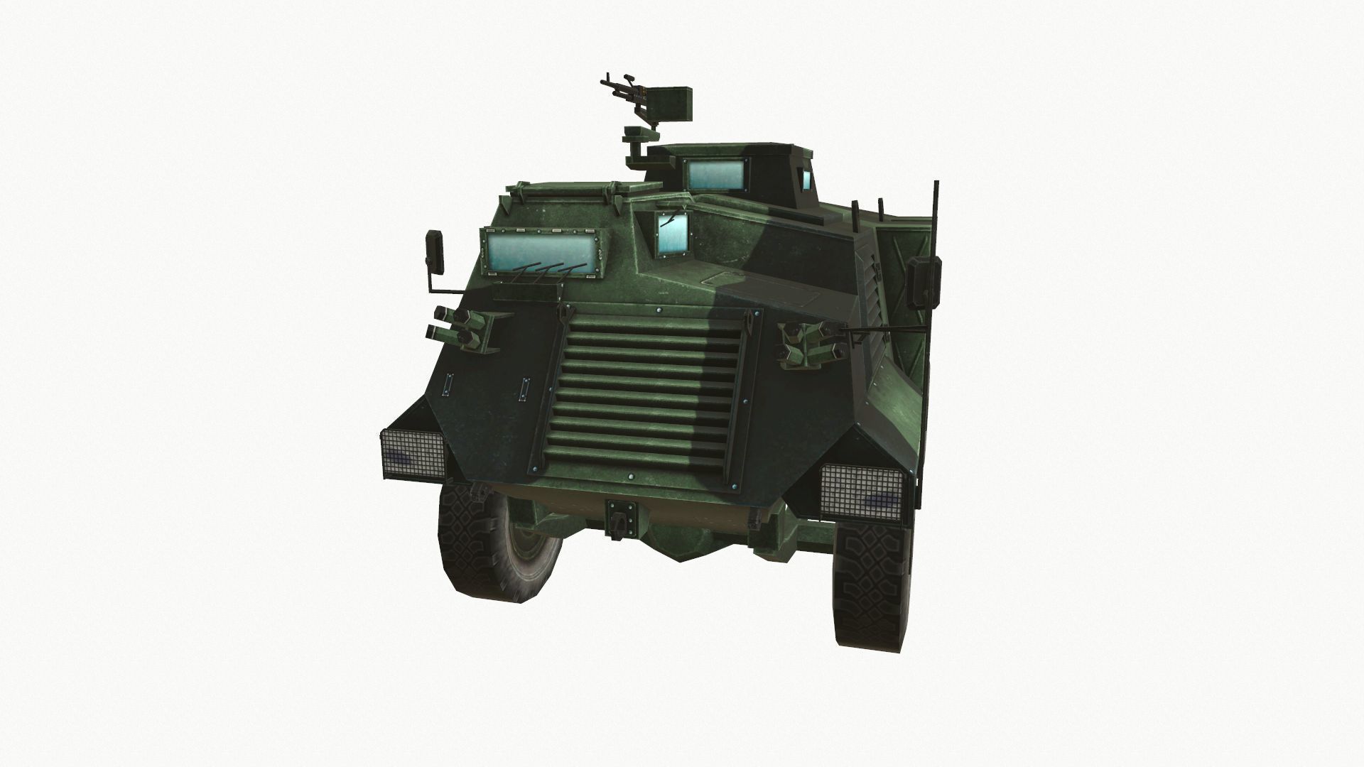 AT105 Saxon Low-poly 3D model_1