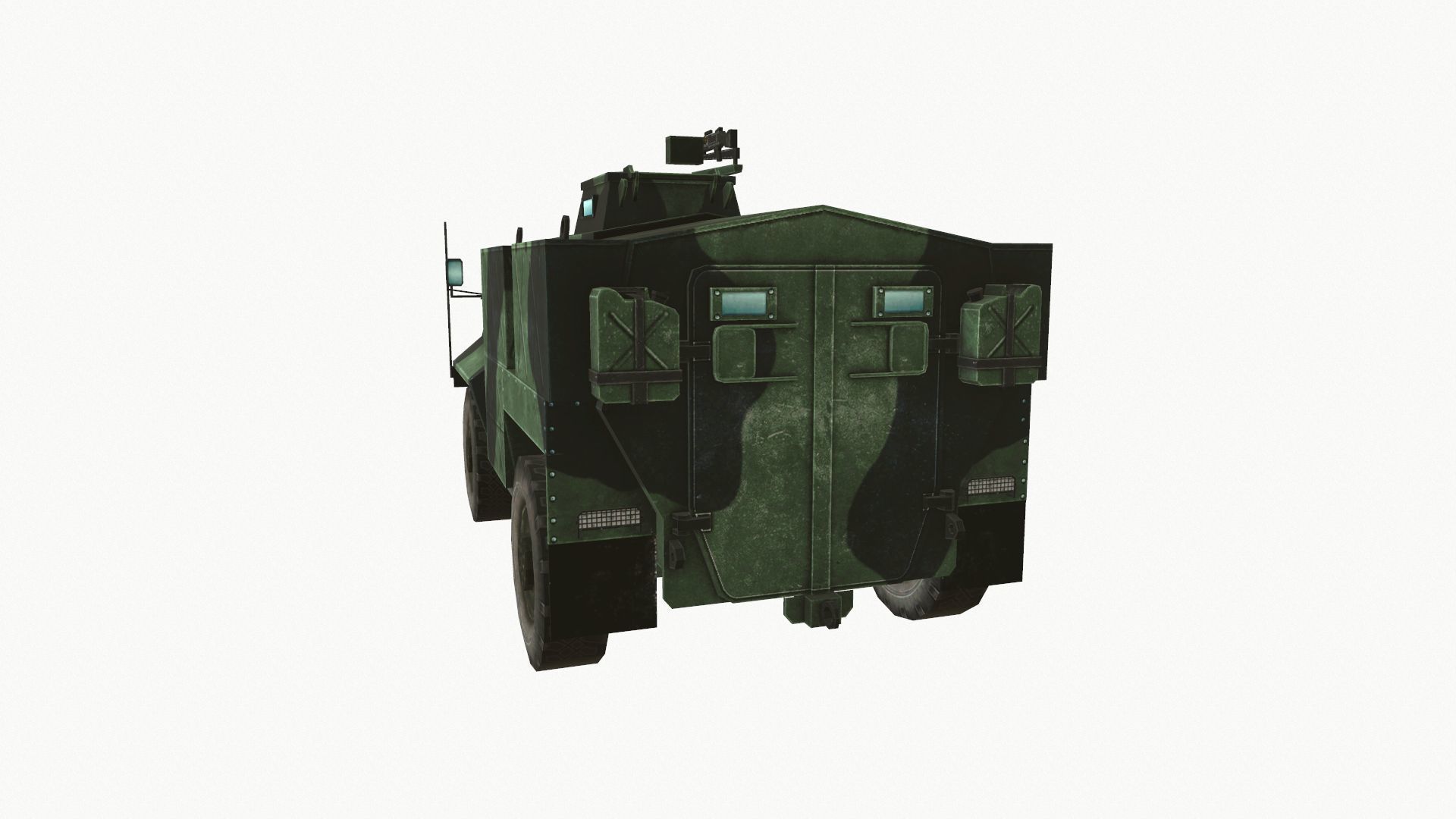 AT105 Saxon Low-poly 3D model_5