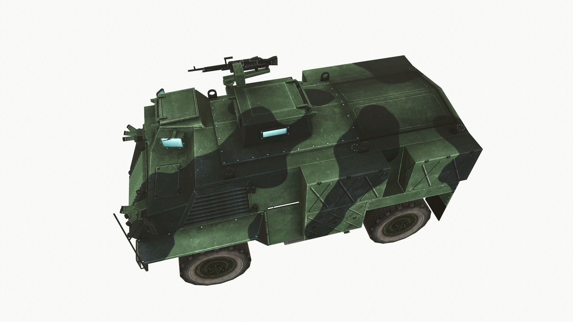 AT105 Saxon Low-poly 3D model_3