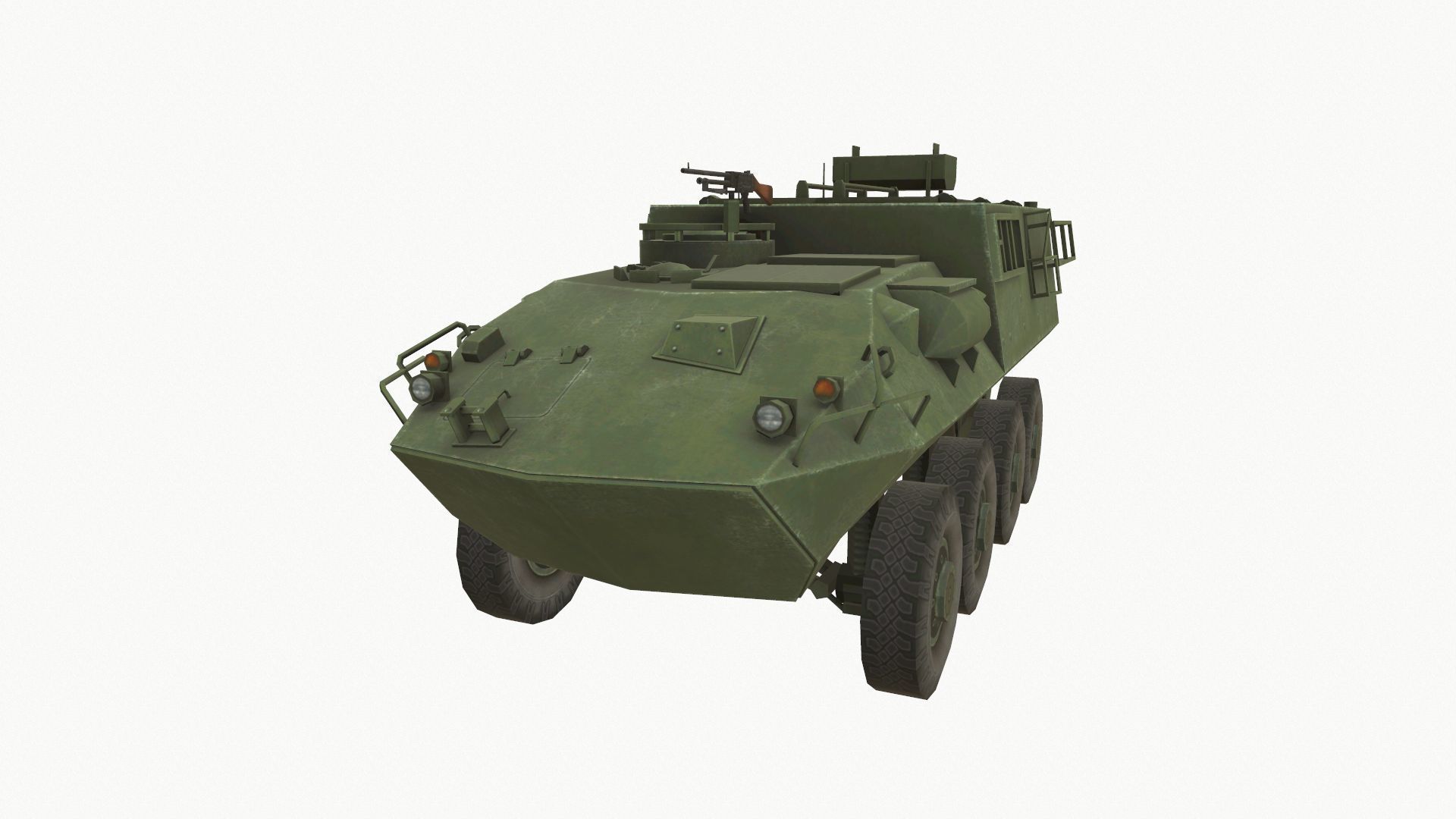 LAV Bison Low-poly 3D model_1