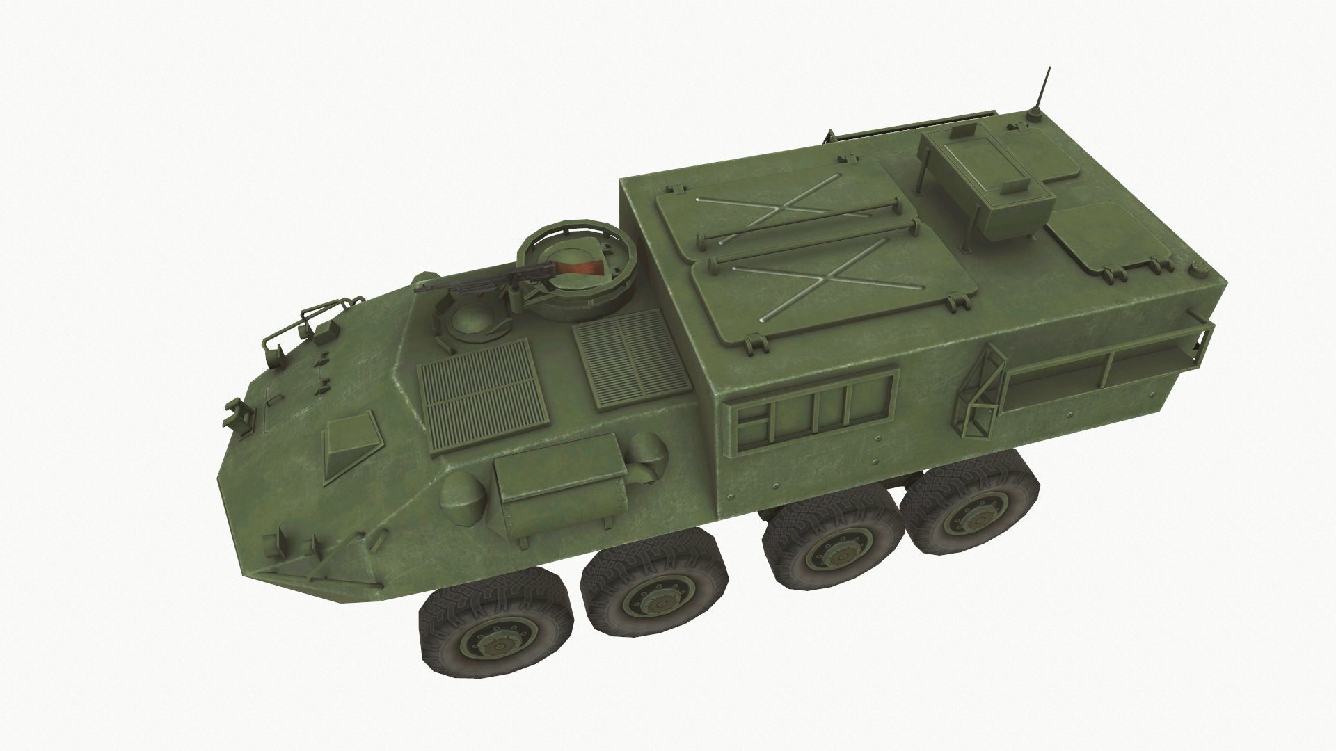 LAV Bison Low-poly 3D model_3