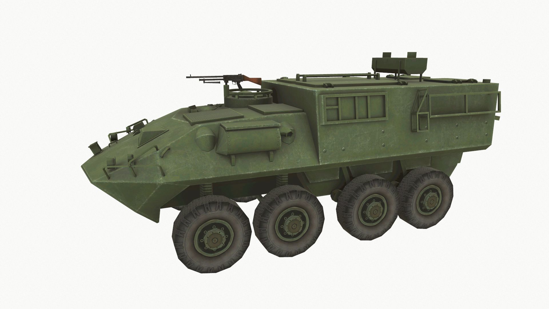 LAV Bison Low-poly 3D model_2