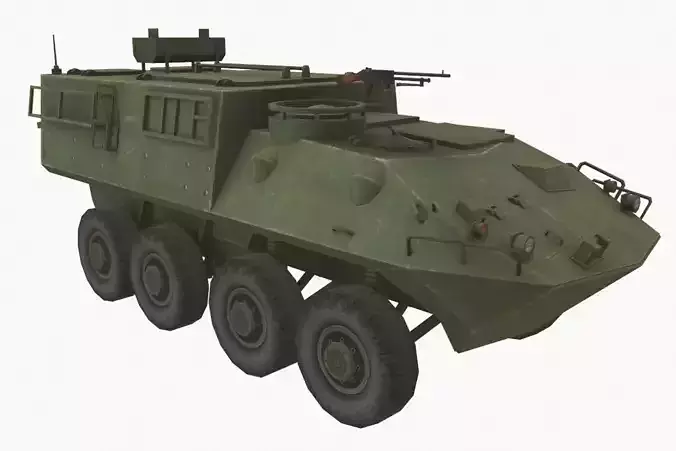 LAV Bison Low-poly 3D model