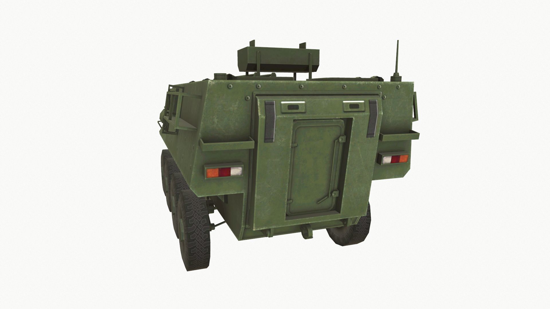 LAV Bison Low-poly 3D model_5