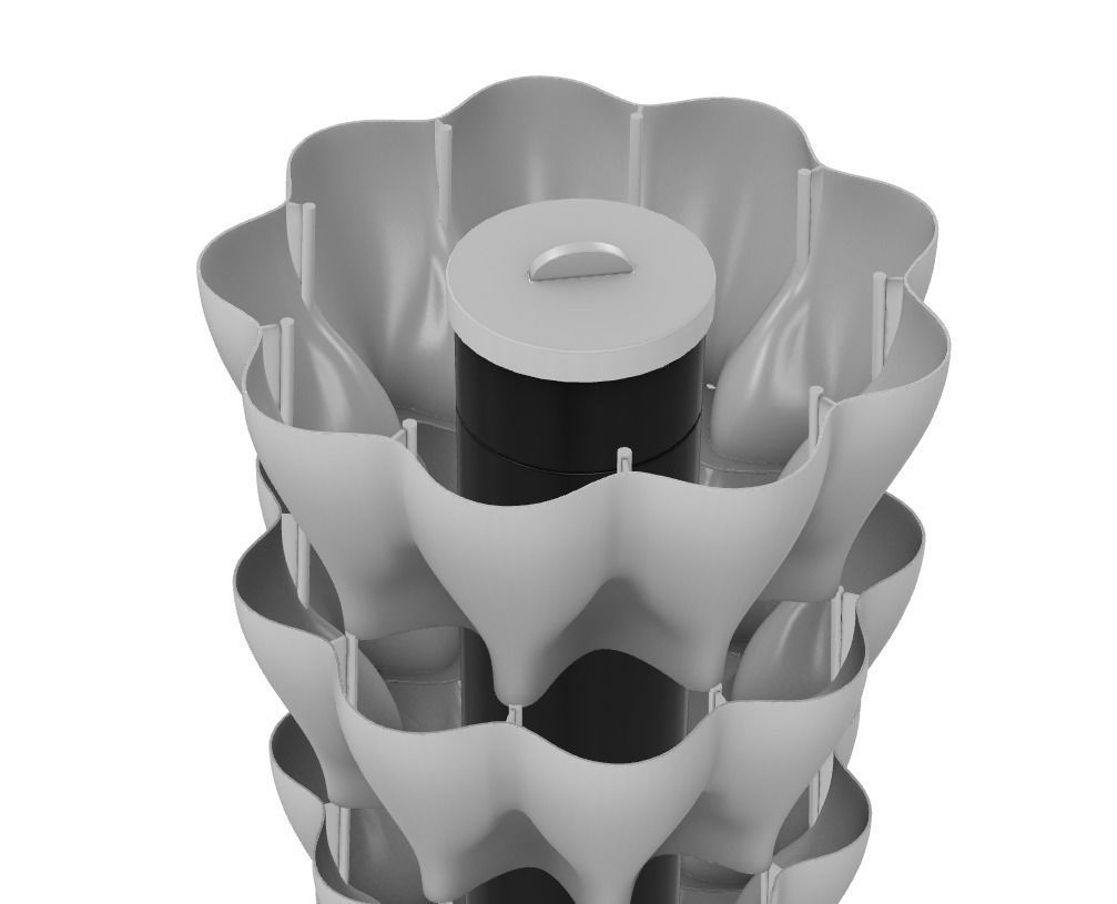 Garden Pot 3D model_2