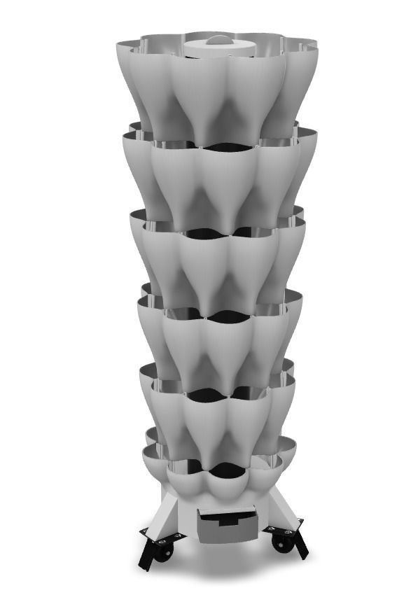 Garden Pot 3D model_3