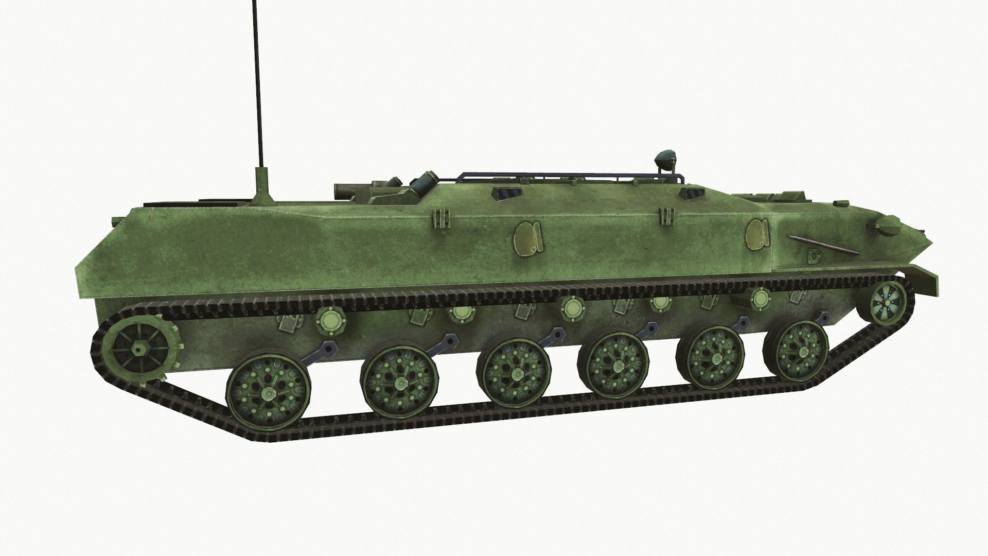 BTR-D Low-poly 3D model_5