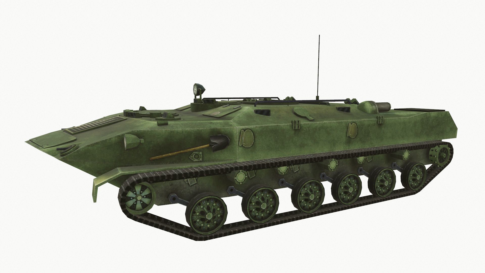 BTR-D Low-poly 3D model_2