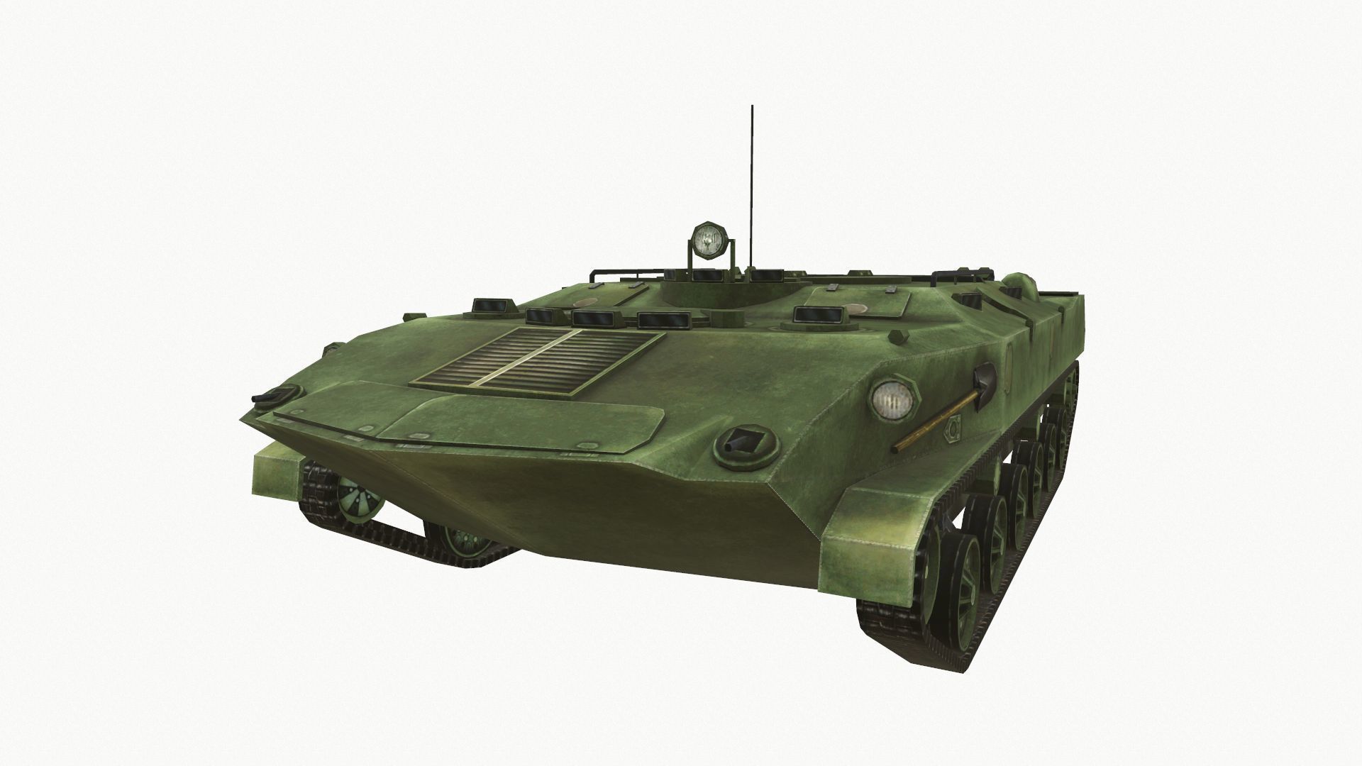 BTR-D Low-poly 3D model_1