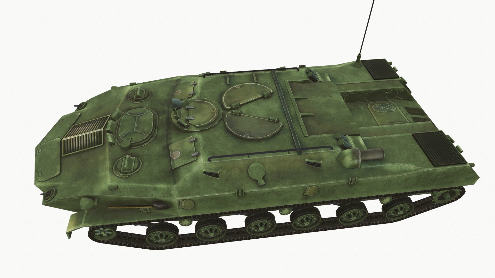 BTR-D Low-poly 3D model_3