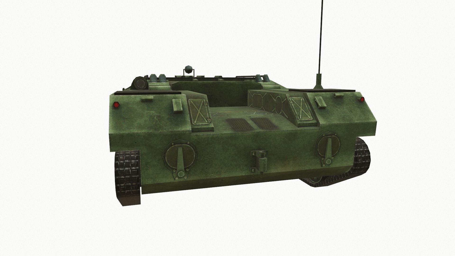 BTR-D Low-poly 3D model_4