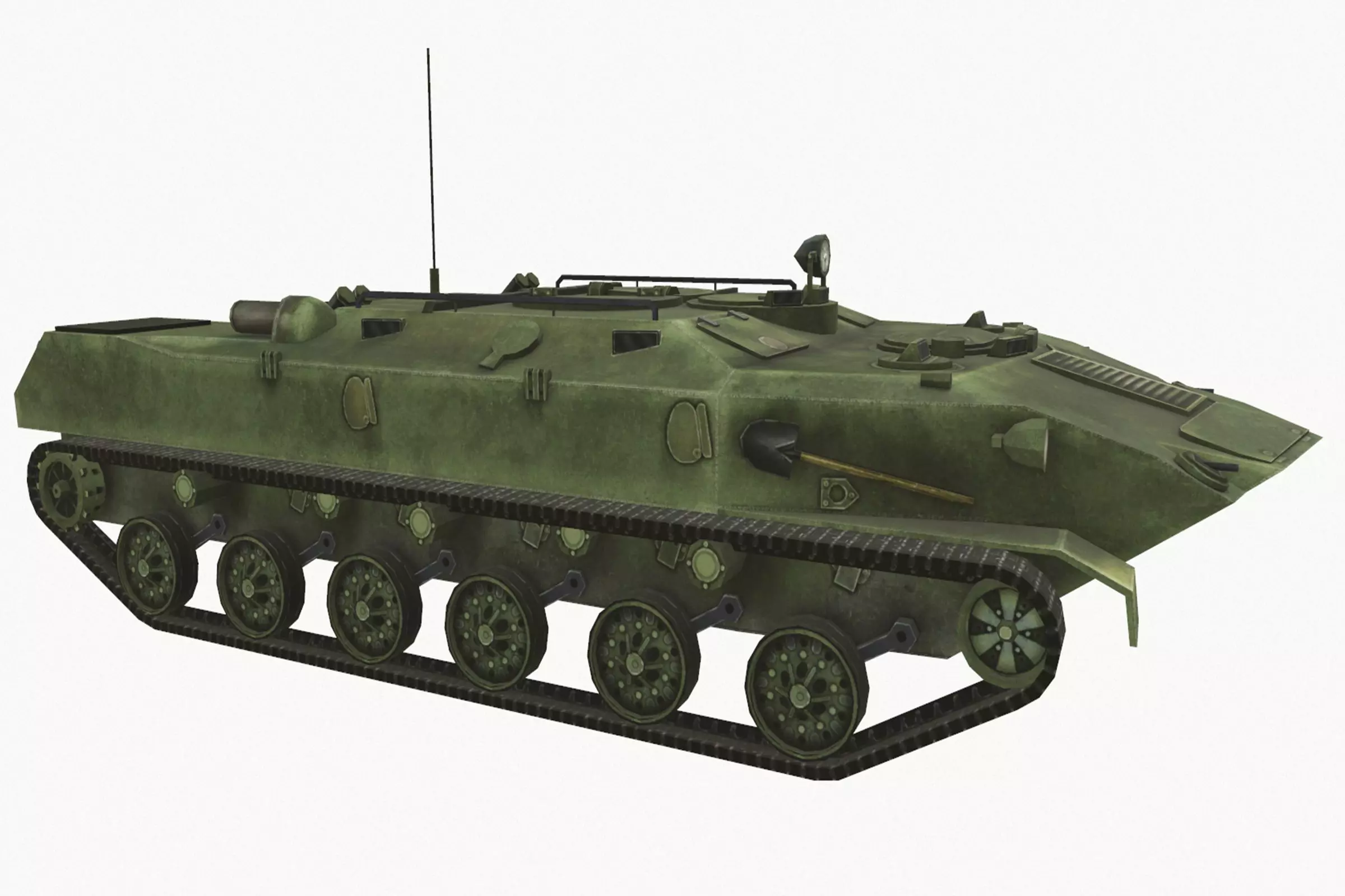 BTR-D Low-poly 3D model_0