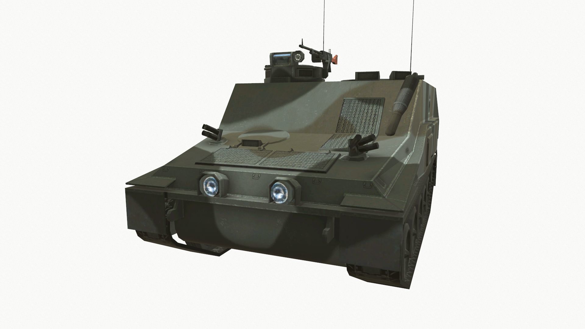 FV105 Sultan Low-poly 3D model_1