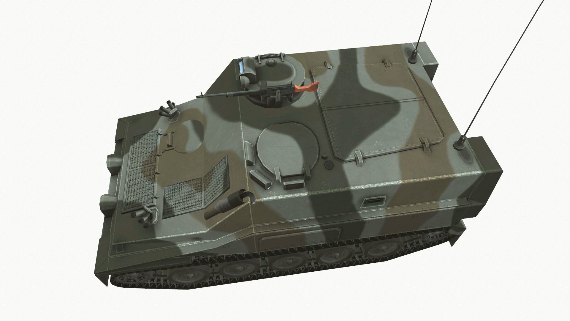 FV105 Sultan Low-poly 3D model_3