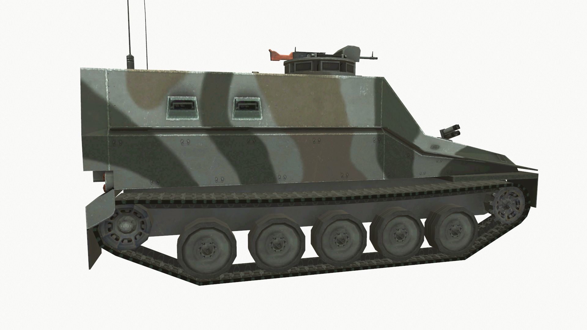 FV105 Sultan Low-poly 3D model_4