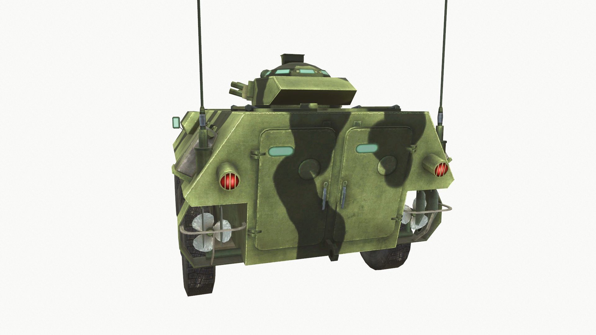 Grizzly Low-poly 3D model_5