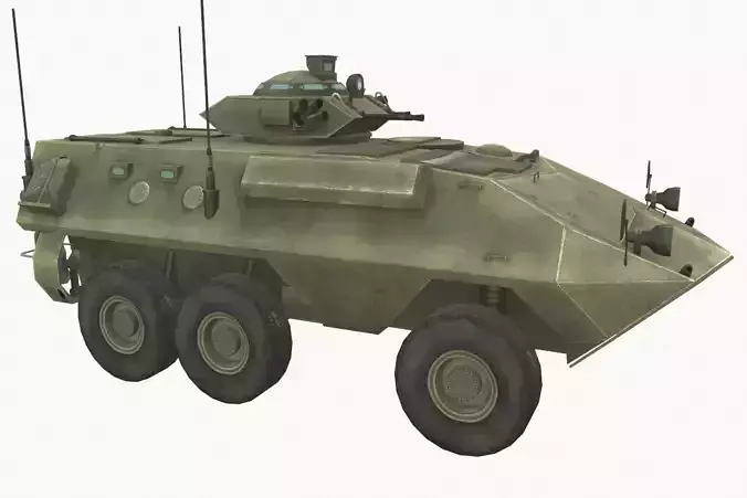 Grizzly CP Low-poly 3D model