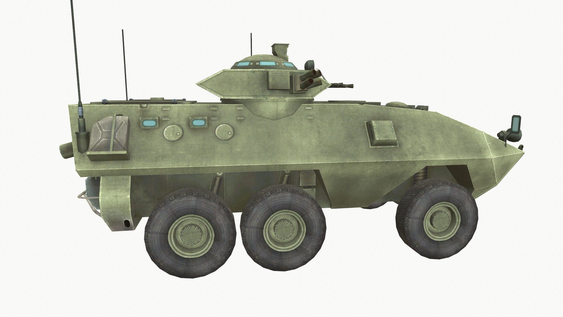 Grizzly CP Low-poly 3D model_4