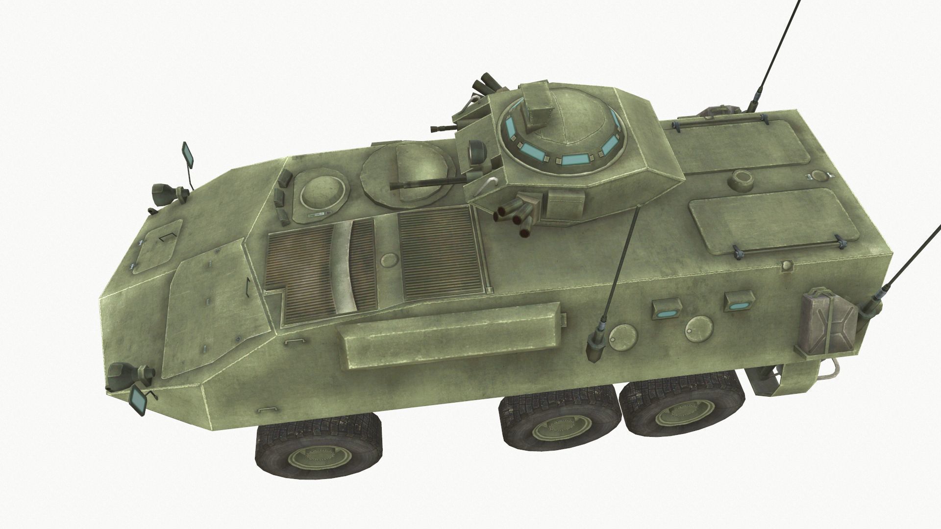 Grizzly CP Low-poly 3D model_3