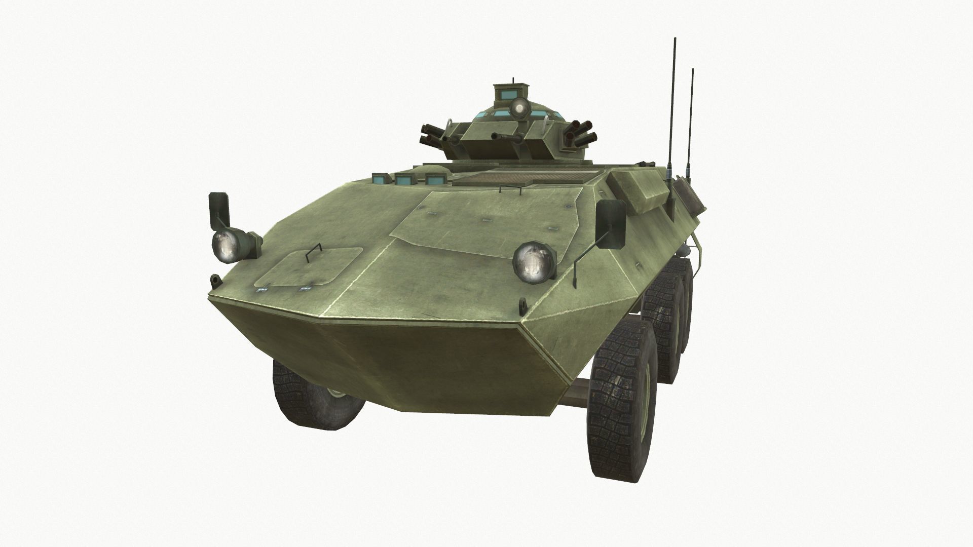 Grizzly CP Low-poly 3D model_1