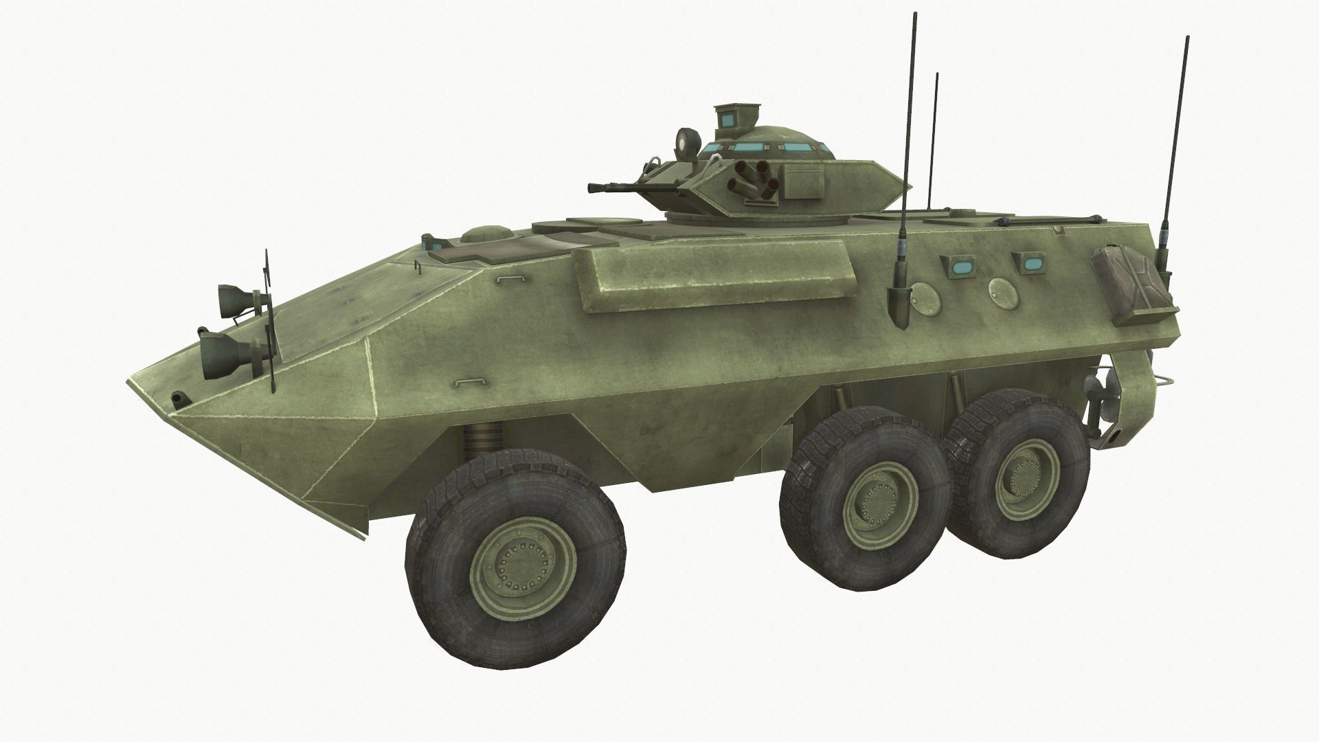 Grizzly CP Low-poly 3D model_2