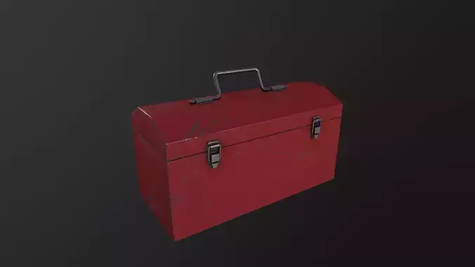 Toolbox 3D Model Low-poly 3D model