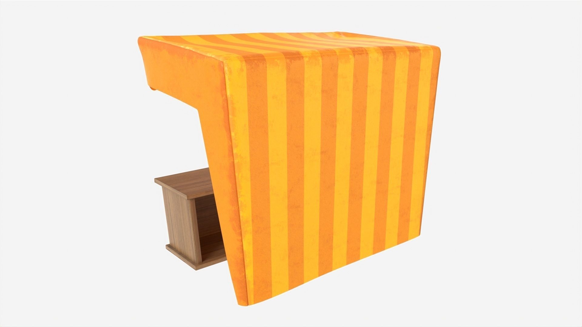 Market Fair Stall with Canopy 02 3D model_1