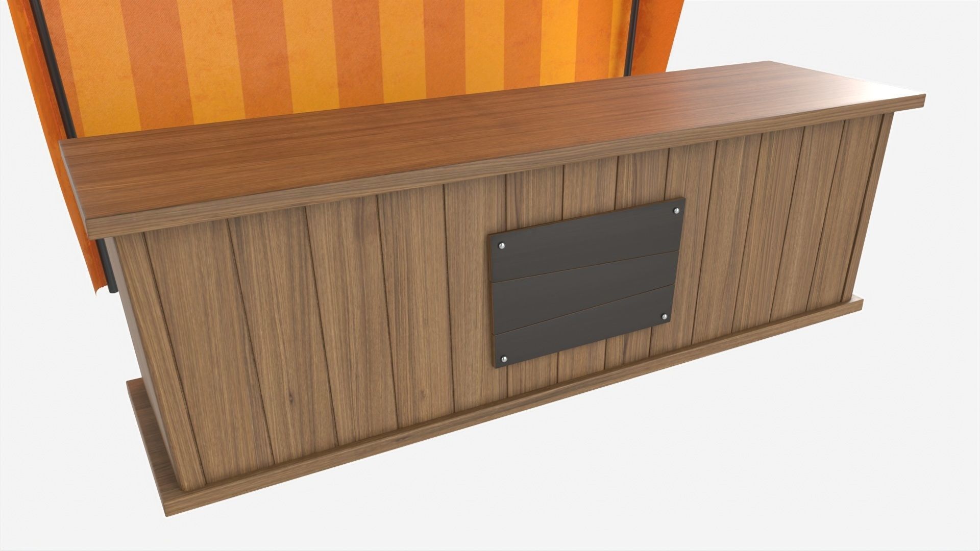 Market Fair Stall with Canopy 02 3D model_3