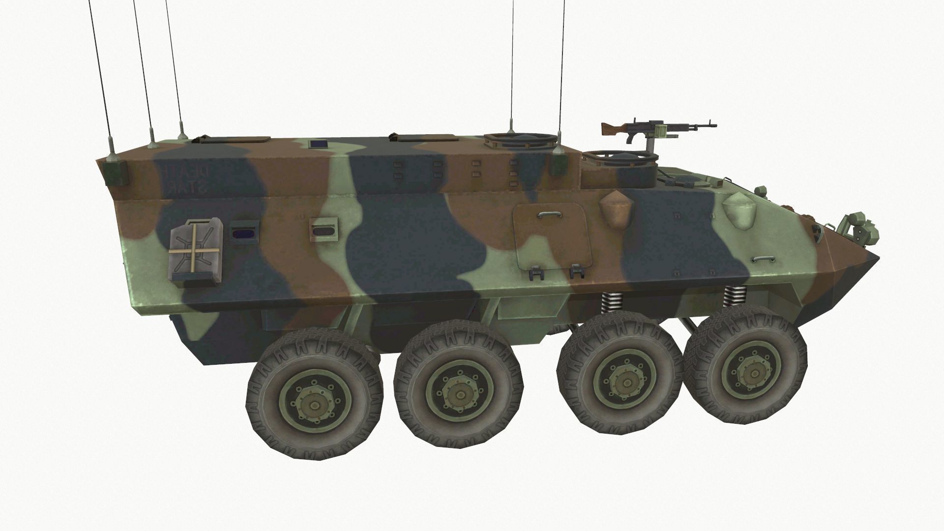 LAV-C2 Low-poly 3D model_4
