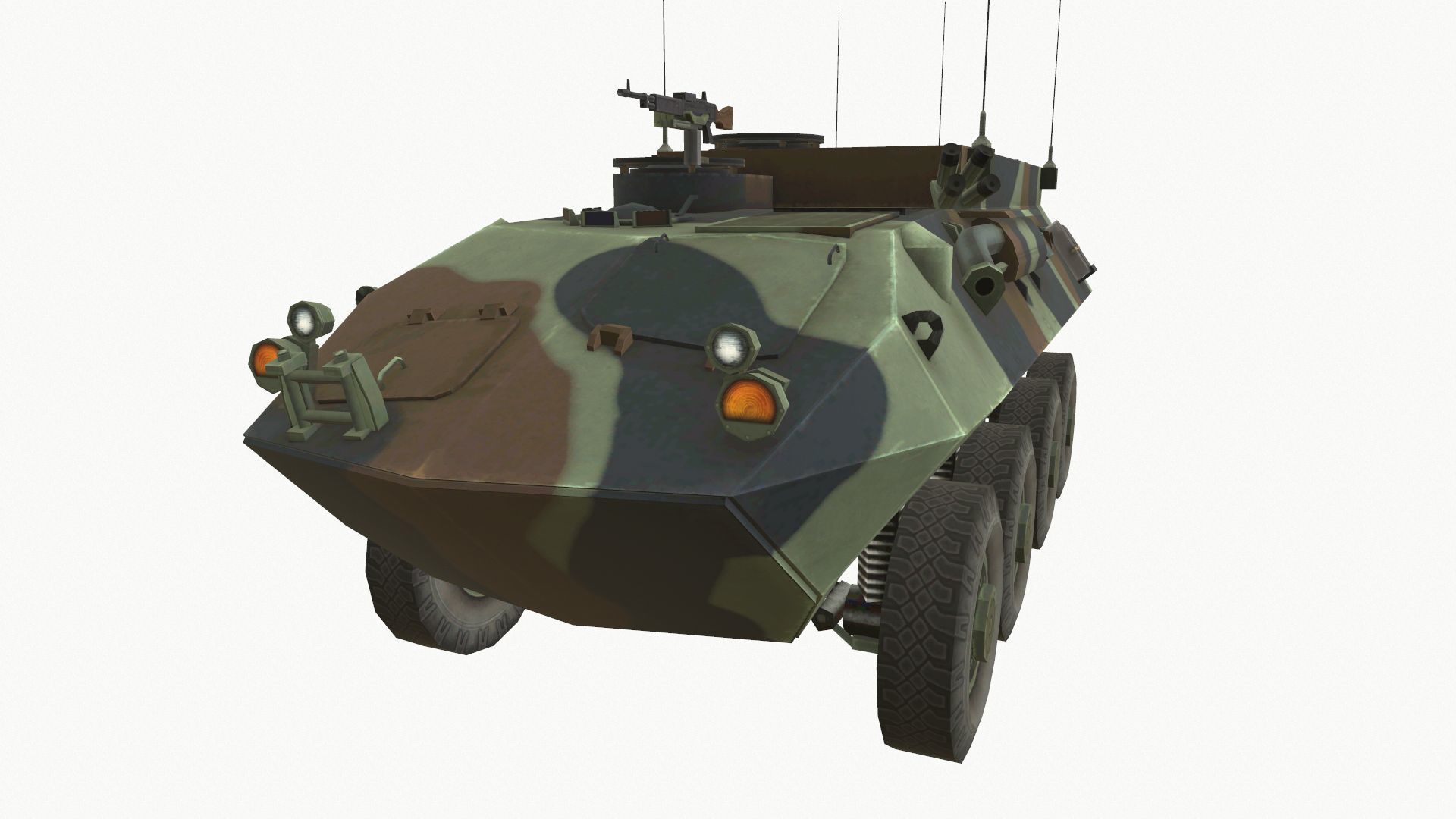 LAV-C2 Low-poly 3D model_1