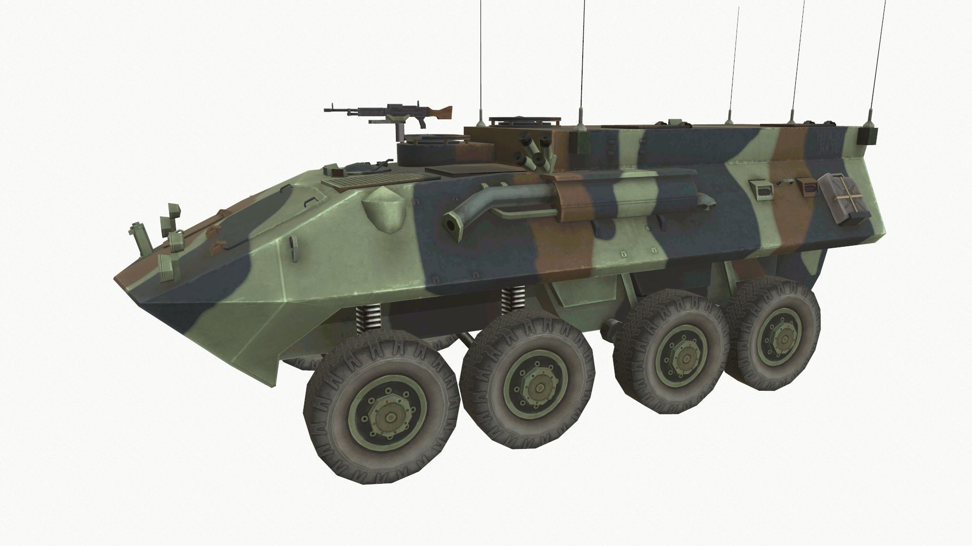LAV-C2 Low-poly 3D model_2