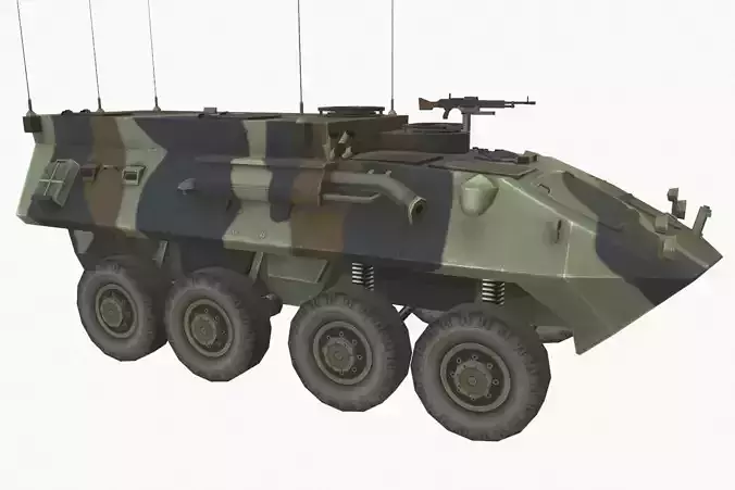 LAV-C2 Low-poly 3D model