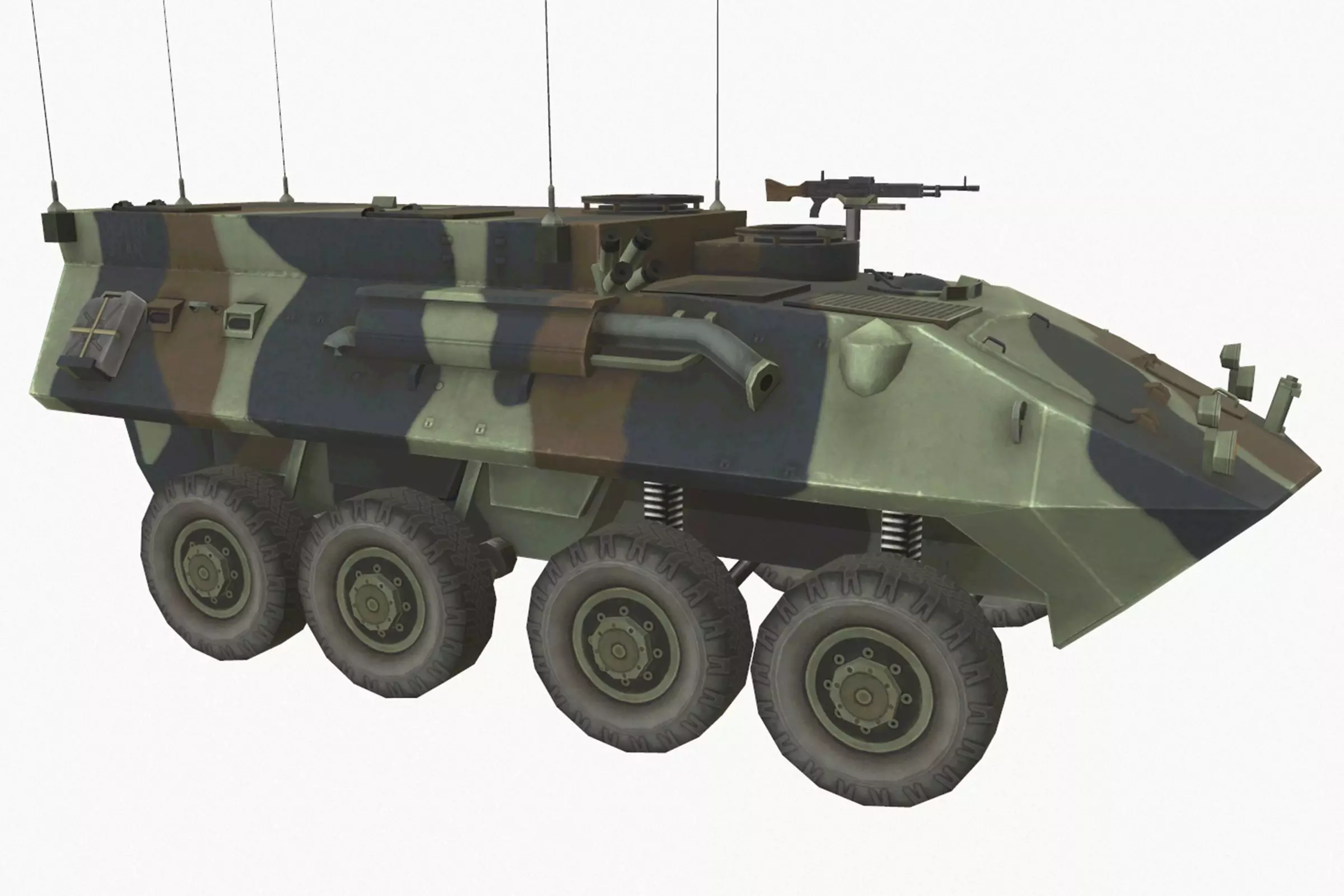 LAV-C2 Low-poly 3D model_0