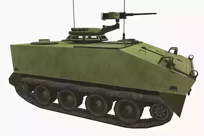 M114 Armored Fighting Vehicle Low-poly 3D model