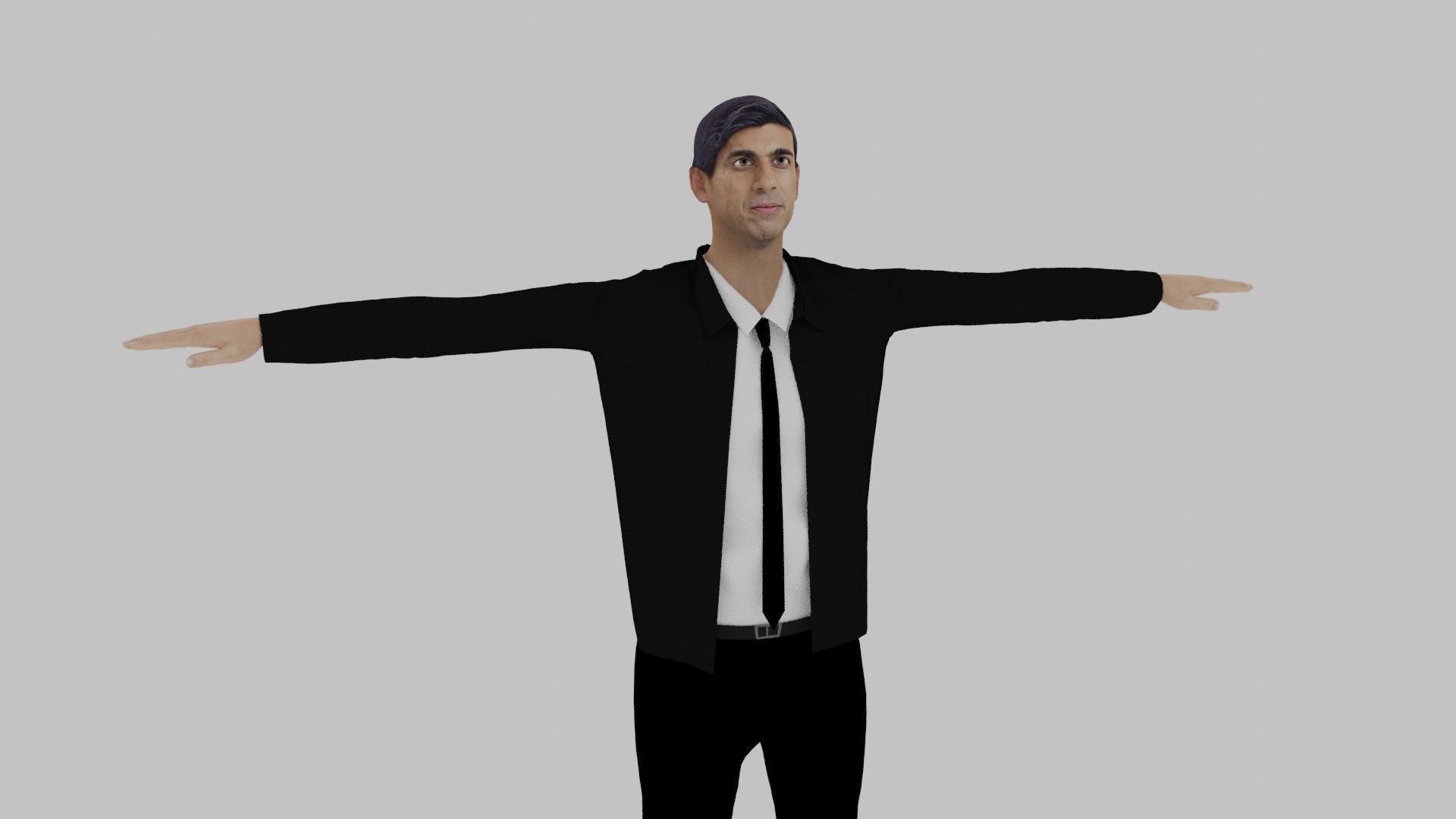 Rishi Sunak Low-poly 3D model_4