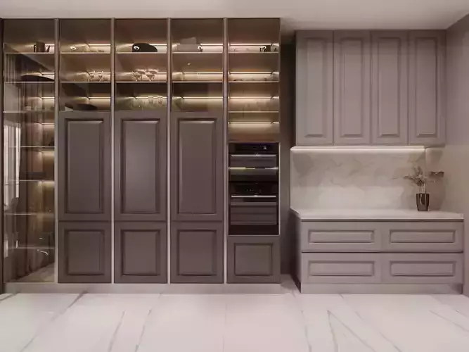 Kitchen Sapphire by FGM 3D model