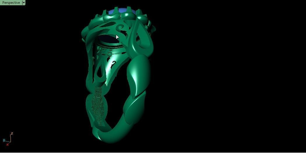 turkish men ring 3D print model_13