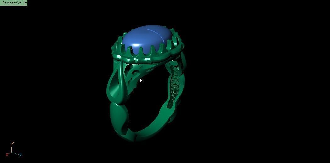 turkish men ring 3D print model_15