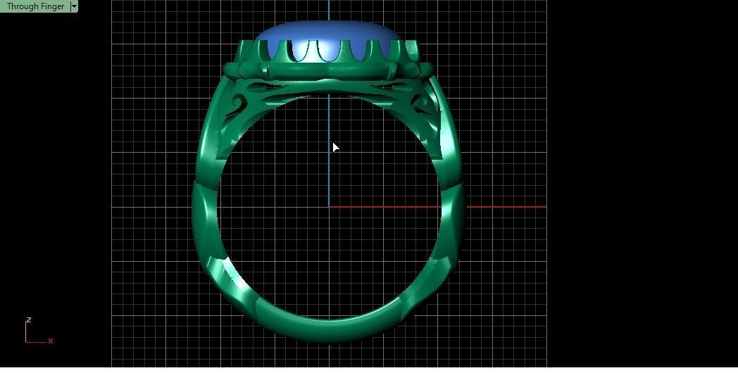 turkish men ring 3D print model_10