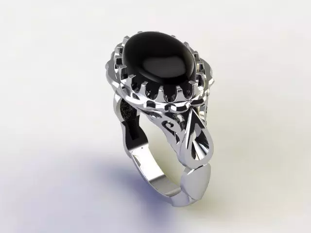 turkish men ring 3D print model_0