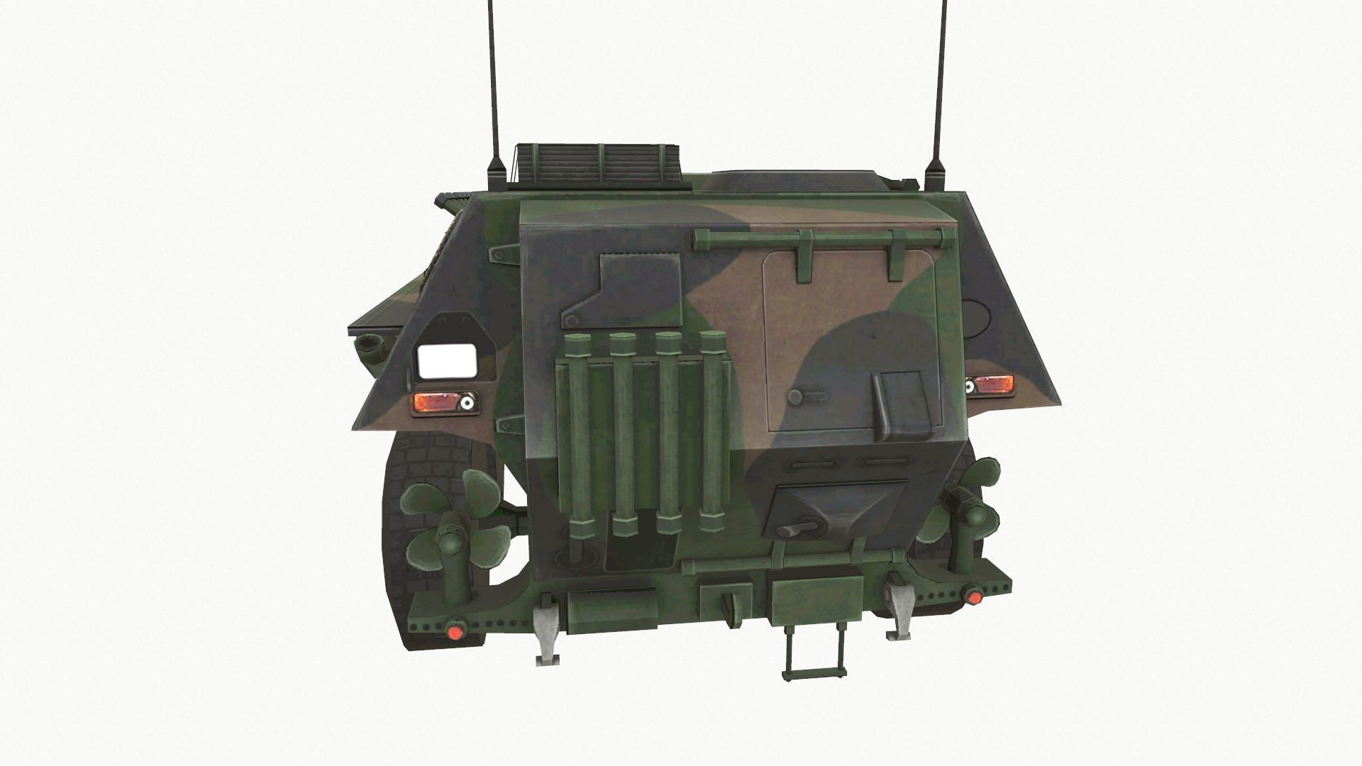 TPz 1 Fuchs Low-poly 3D model_5