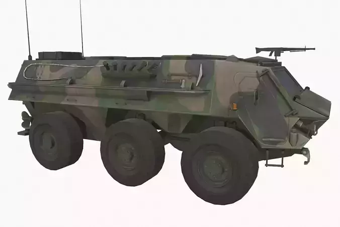 TPz 1 Fuchs Low-poly 3D model