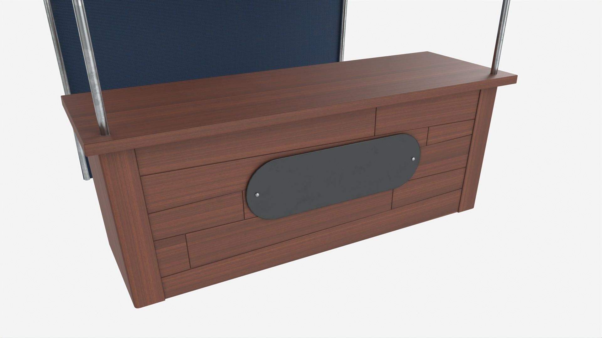 Market Fair Stall with Canopy 03 3D model_3