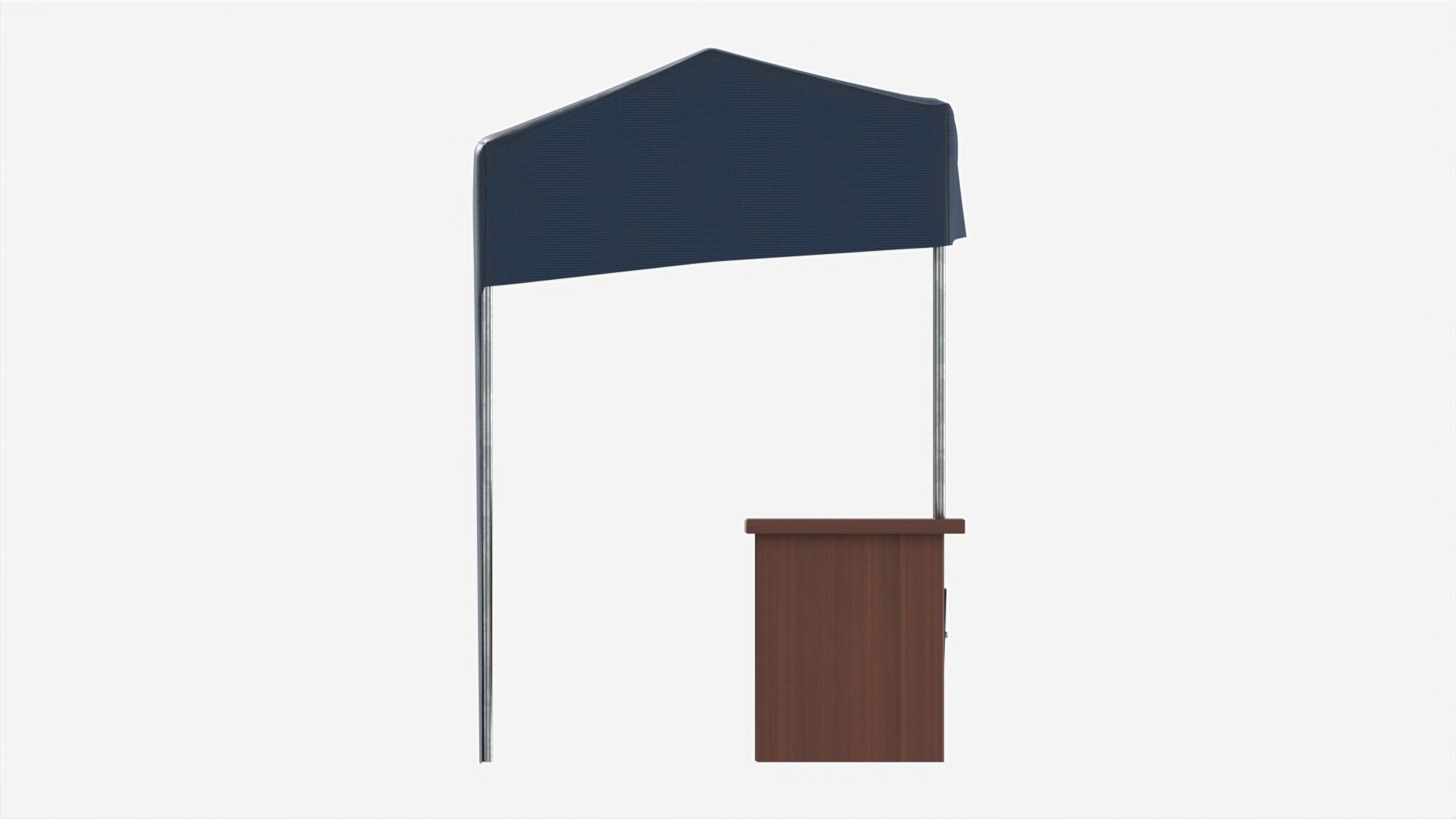 Market Fair Stall with Canopy 03 3D model_5