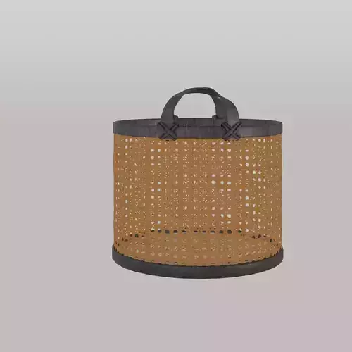 Wicker Basket Black
