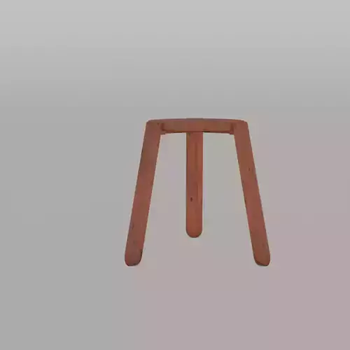 Acacia Wood Stool Brown