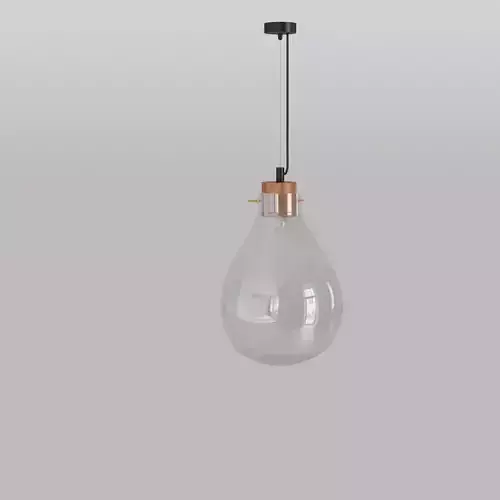 Glass ceiling pendant